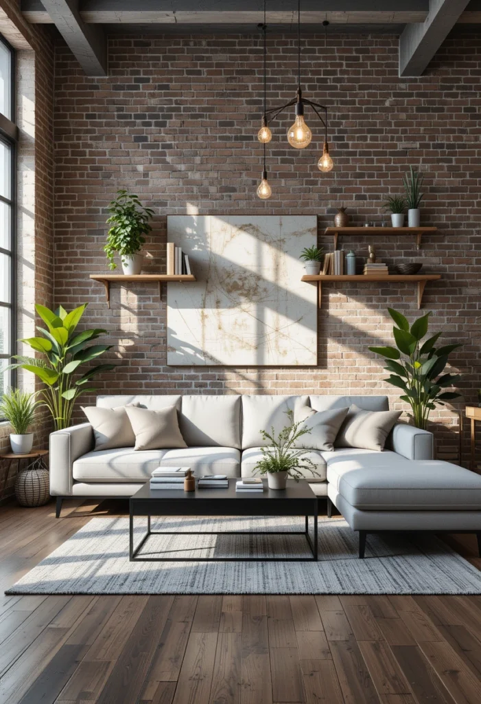 Industrial Chic with Metal Accents