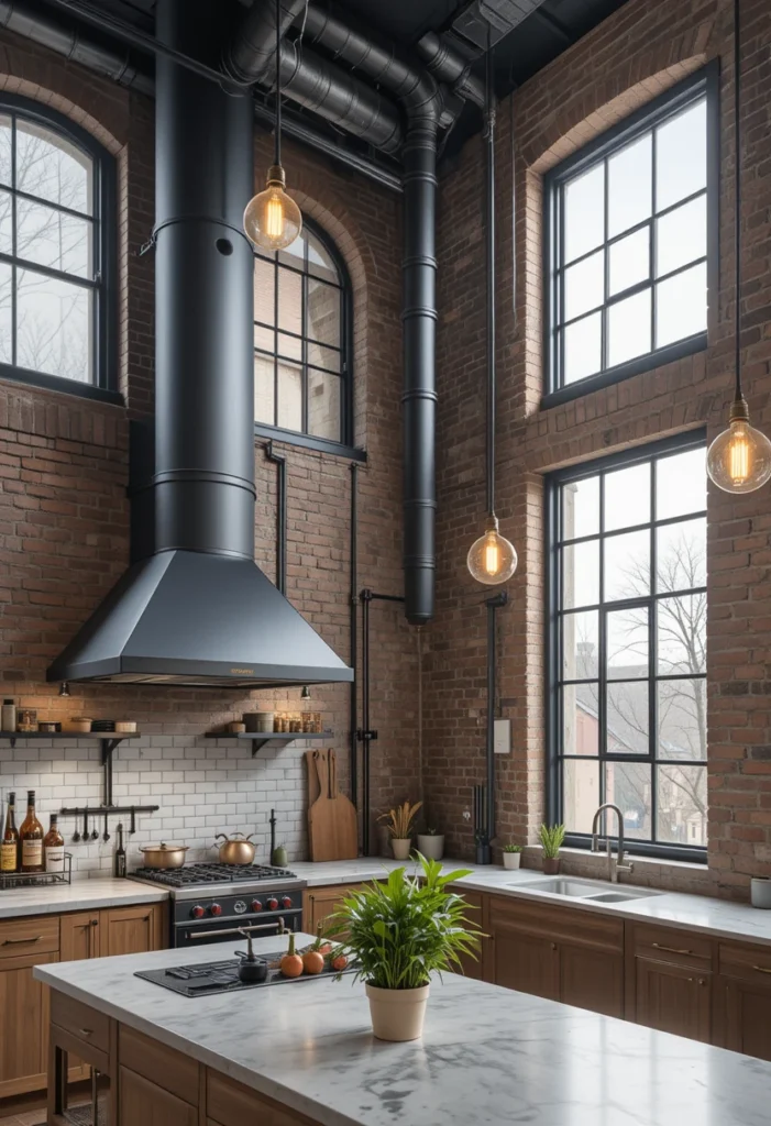 Industrial Exposed Ductwork Style