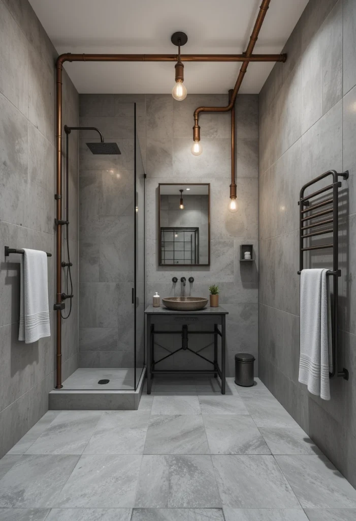 Industrial Grey with Exposed Elements