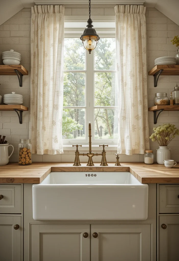 Install Farmhouse Sinks