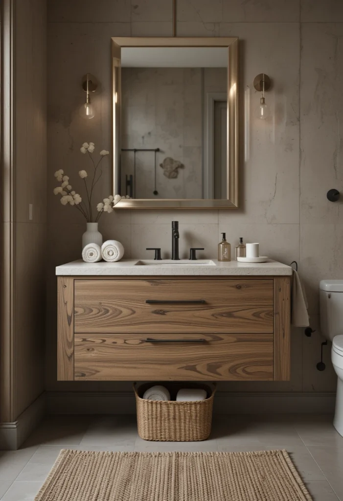 Layering Natural Textures for Visual Warmth