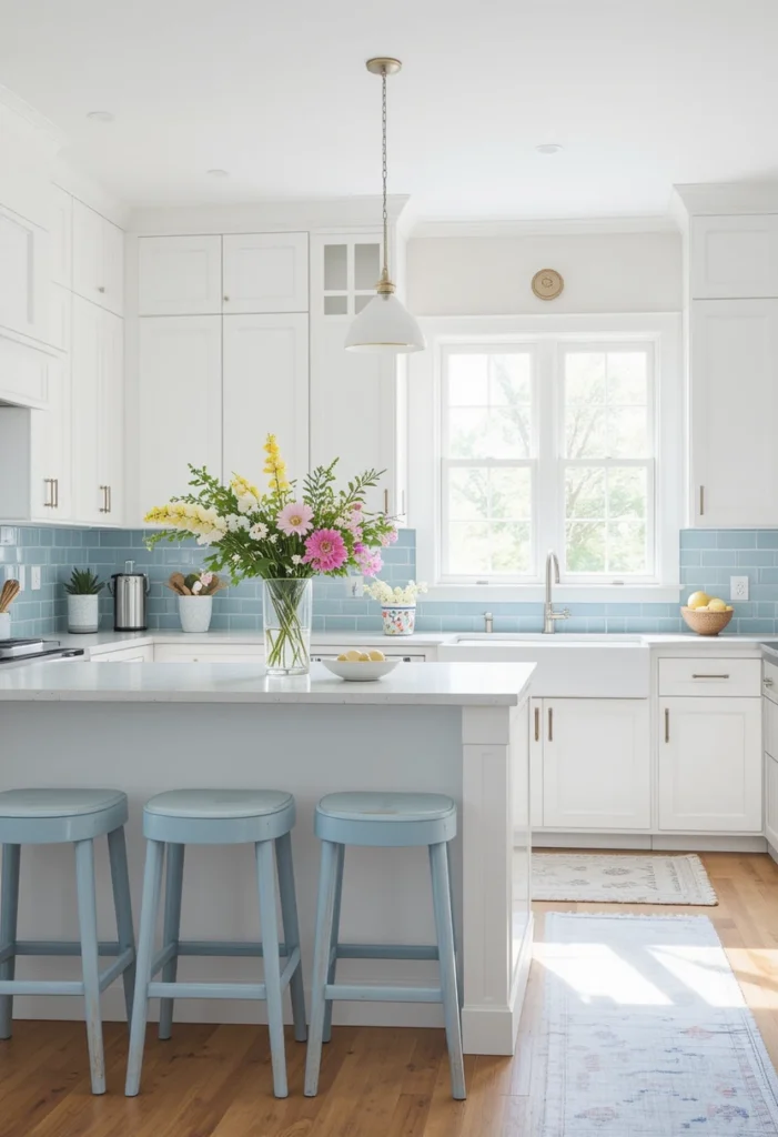 Light Blue Accents That Pop