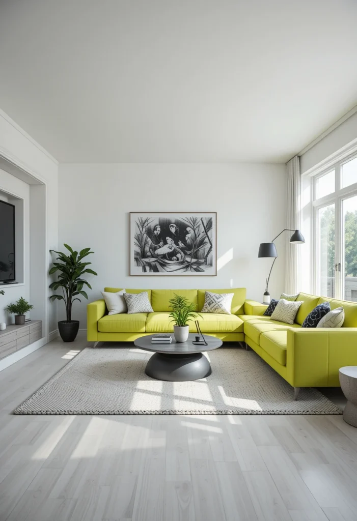 Lime Green Contemporary Pop