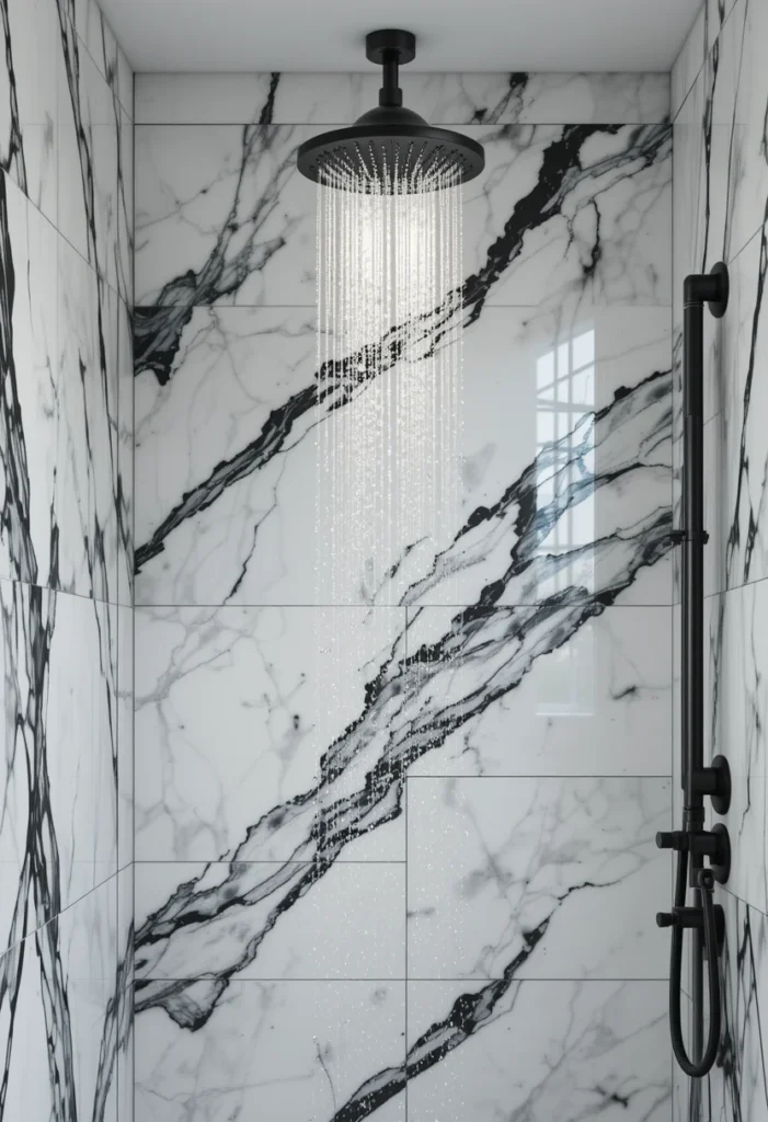 Marble Magic with Black Veining