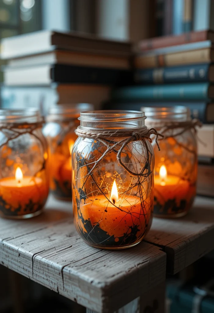 Mason Jar Lanterns with a Twist