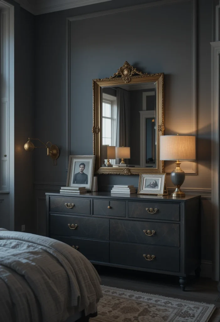 Metallic Accents That Elevate Grey Spaces