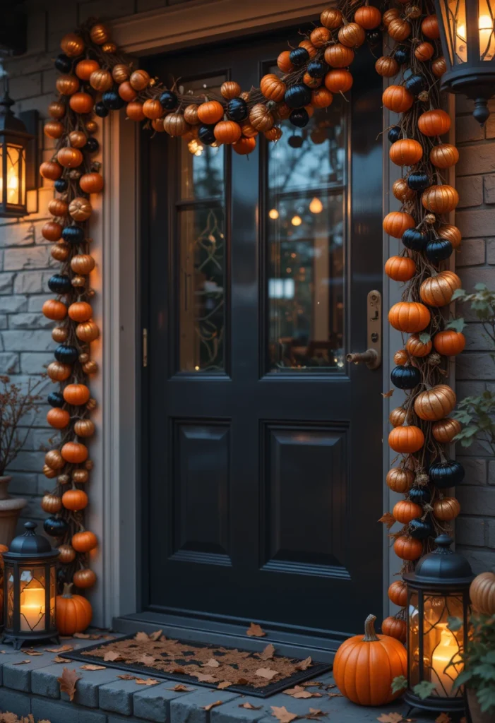Mini Pumpkin Door Garland