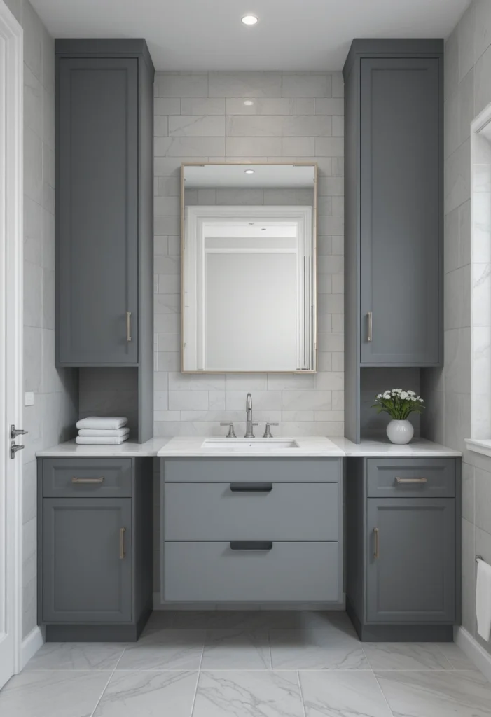 Minimalist Grey Storage Solutions