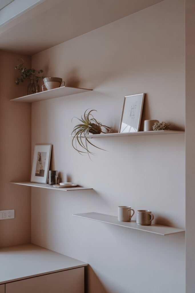 Minimalist Thin Profile Shelves