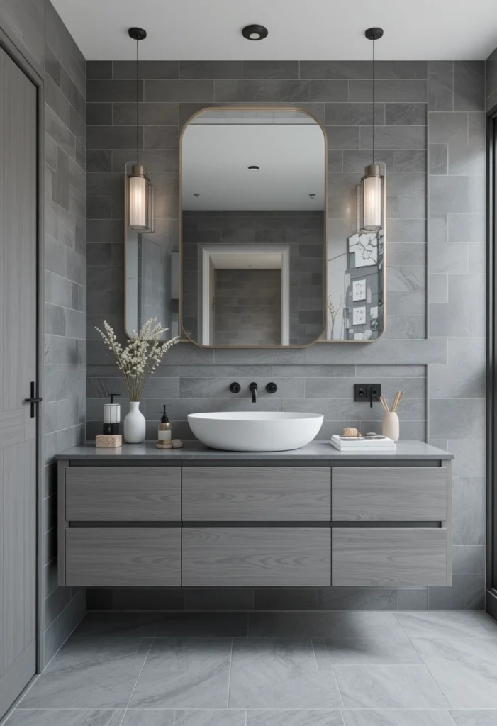 Mixed Grey Material Combinations