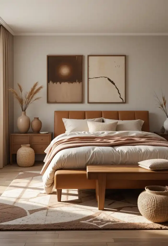  Modern Brown Bedroom Accessories