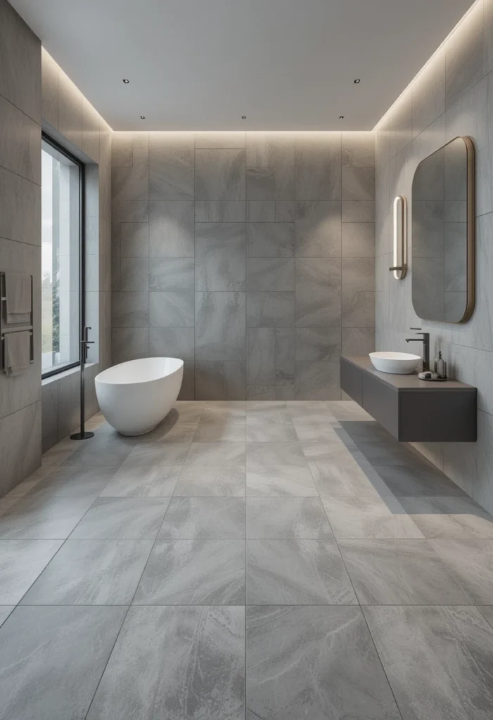 Oversized Grey Format Tiles