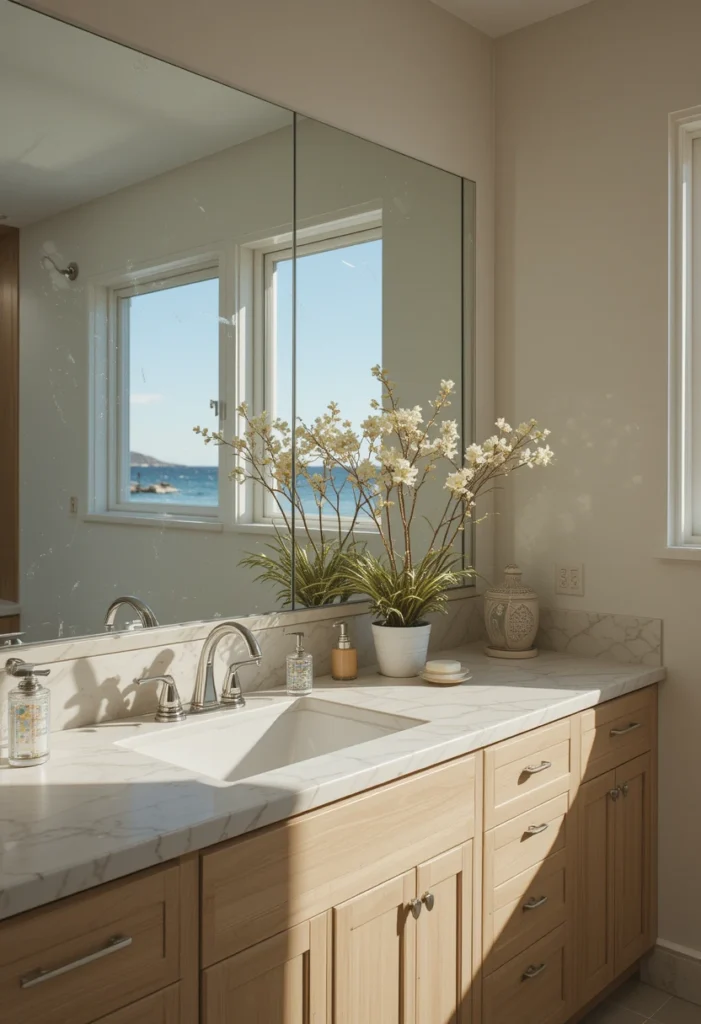 Oversized Mirrors as Light Multipliers