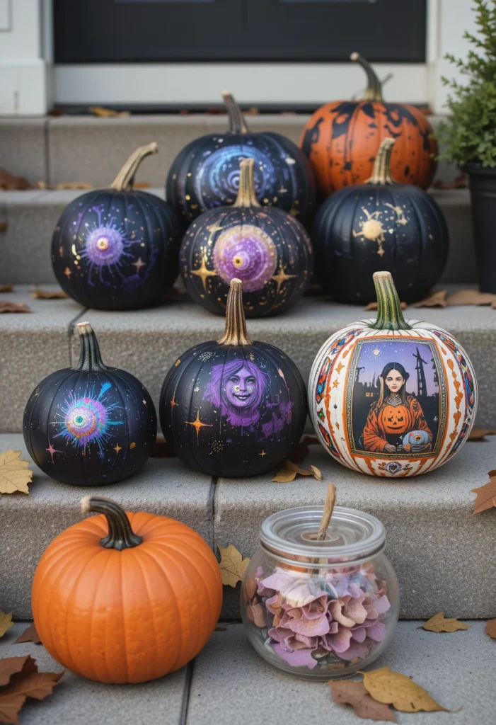 Painted Pumpkin Artistry
