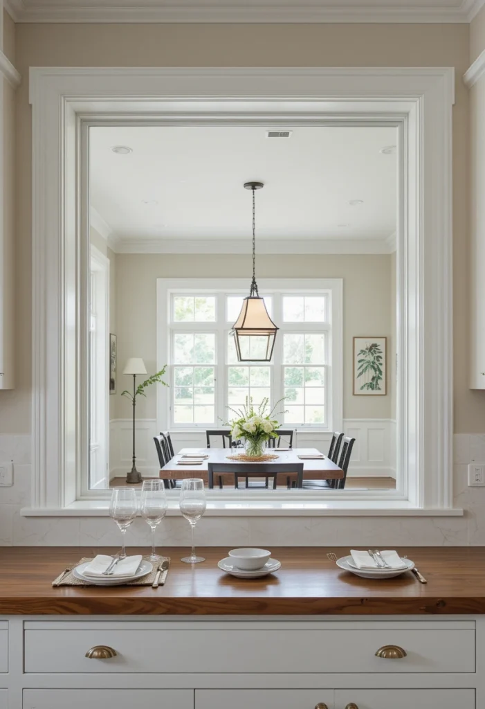 Pass-Through Windows to Dining Areas