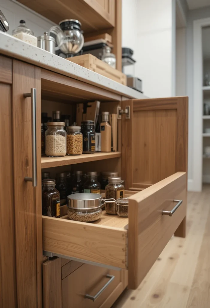 Pull-Out Drawer Shelves