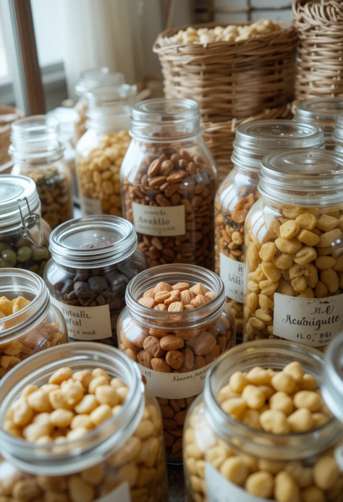Repurposed Glass Jars