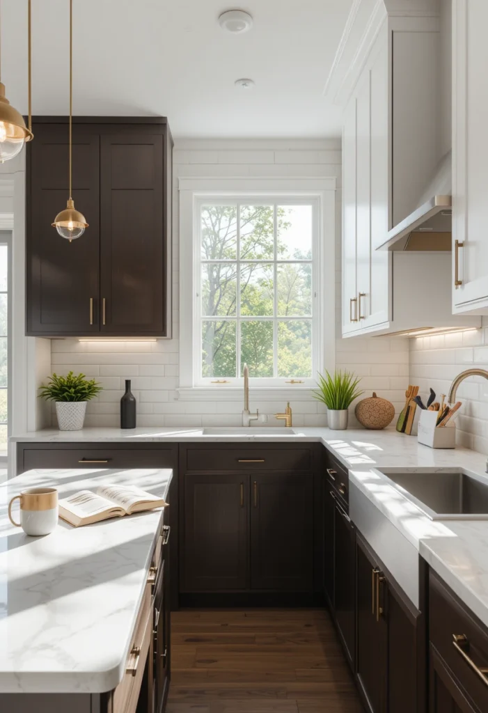 Rich Chocolate Cabinets That Actually Work