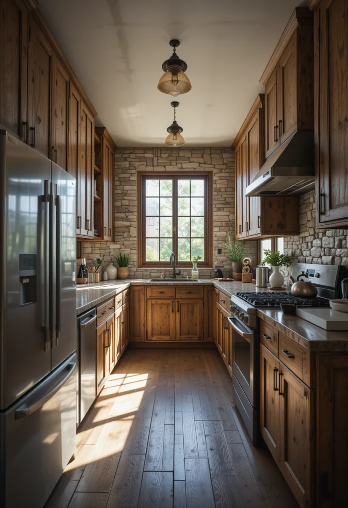 Rustic Brown with Modern Touches