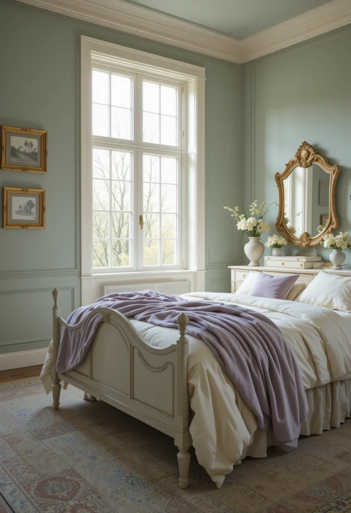Sage Green and Lavender Softness