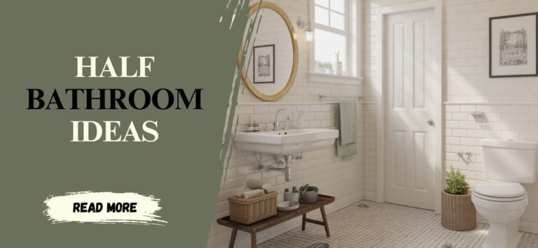 Simple Half Bathroom Ideas for Small Spaces