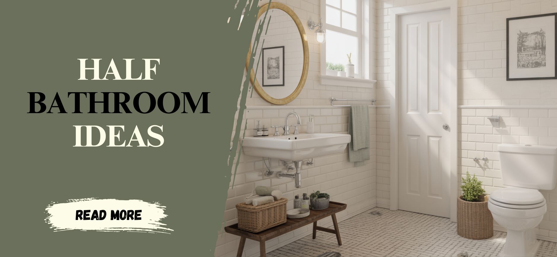 Simple Half Bathroom Ideas for Small Spaces