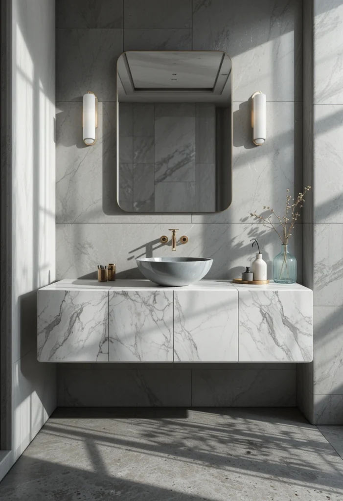 Single-Slab Stone Vanities