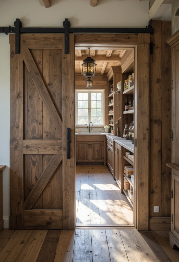 Sliding Barn Door Entry