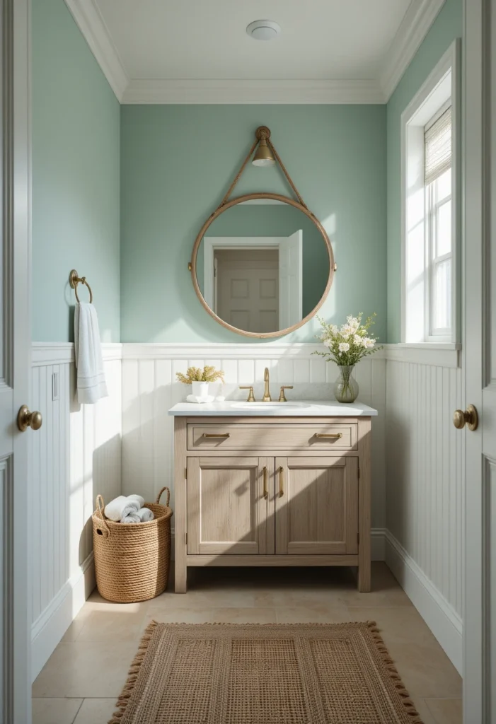 Soft Blues and Sandy Neutrals
