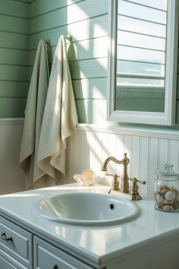 Soft Blues and Seafoam Greens