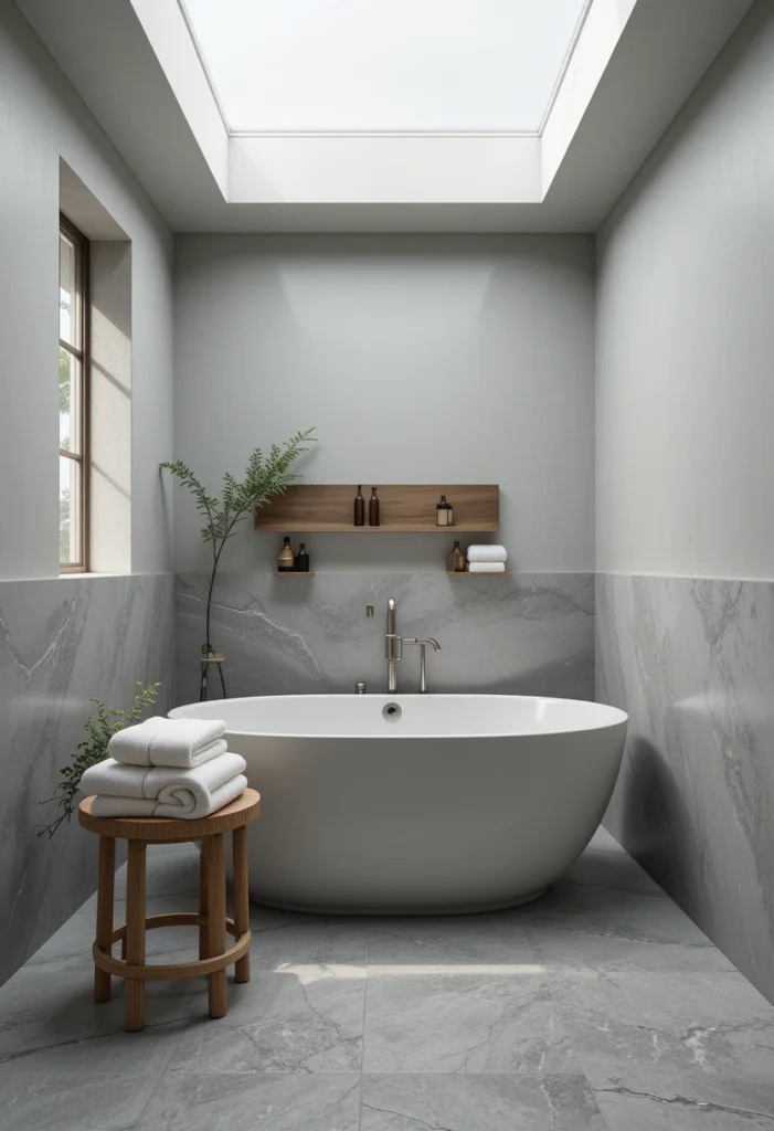 Soft Grey Spa Retreat