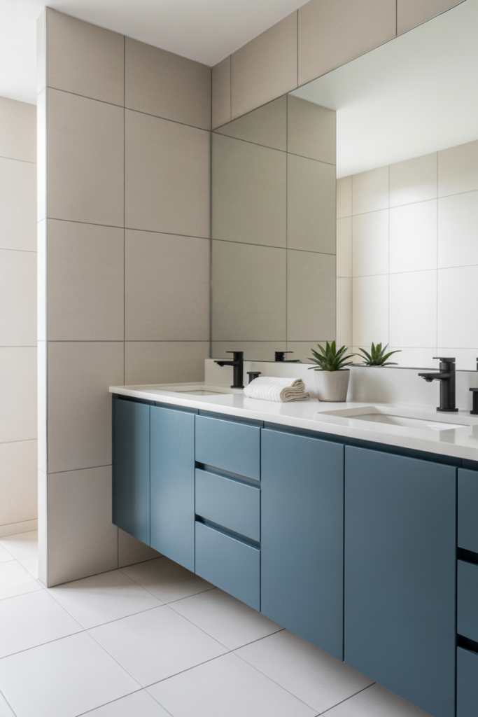 Steel Blue Modern Minimalist Design