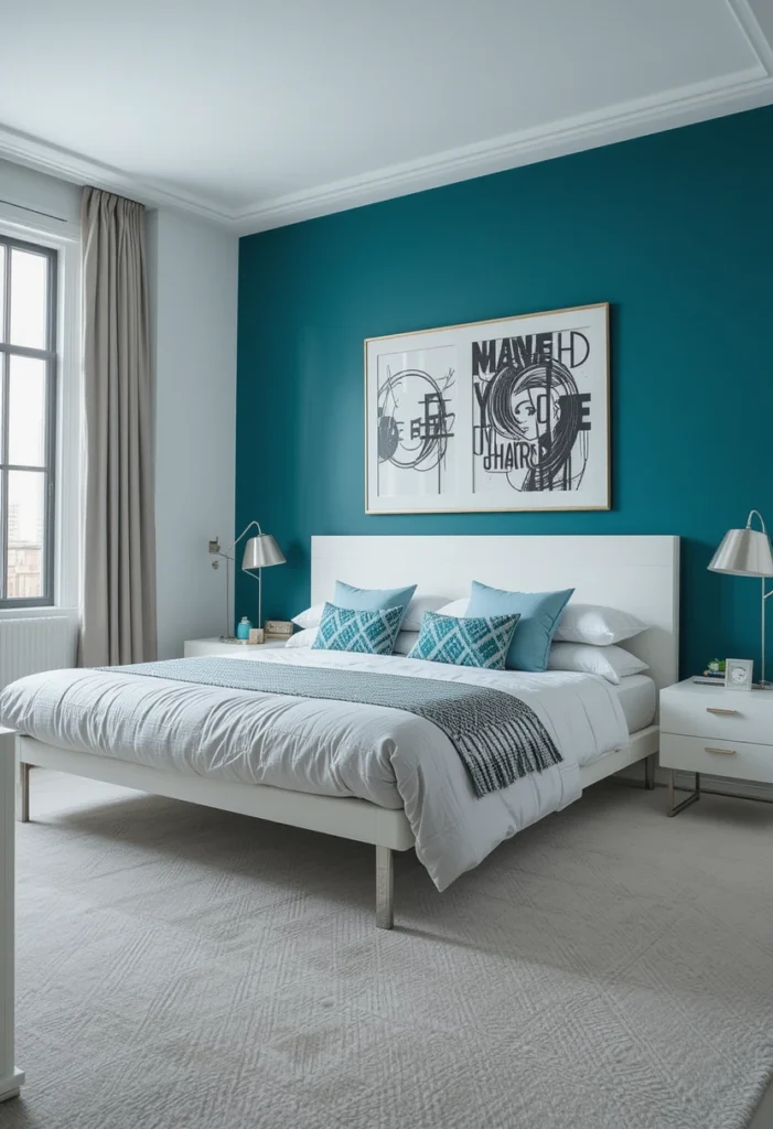 Styling Your Teal Statement Wall