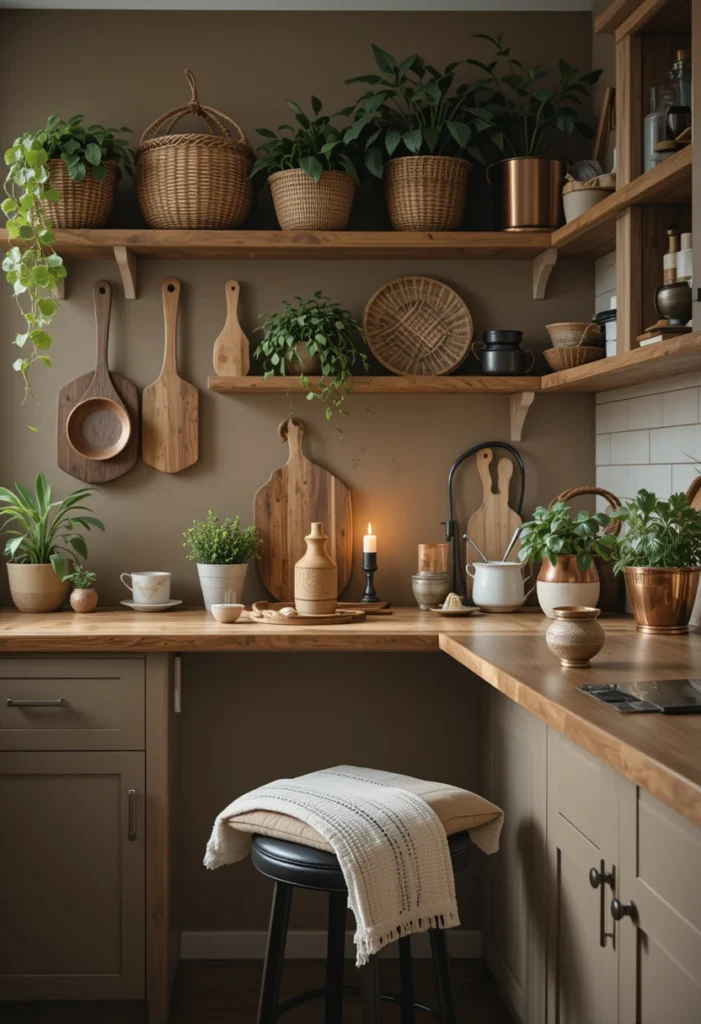 Styling and Decorating Brown Kitchens