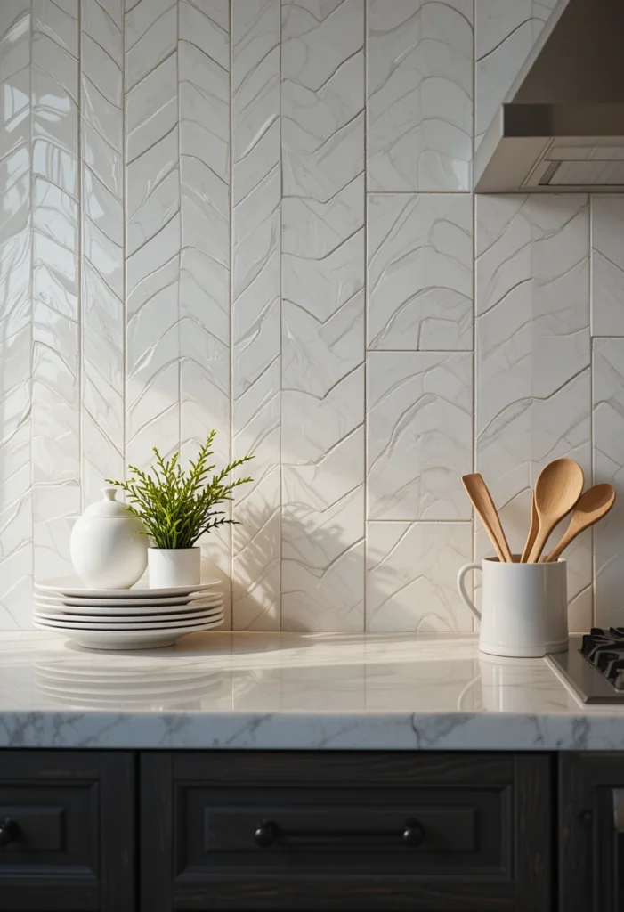 Subway Tile Backsplashes with a Twist