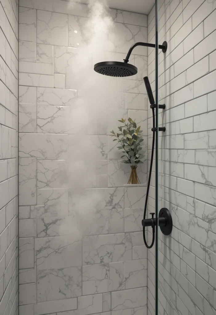 Subway Tiles with Black Grout Drama