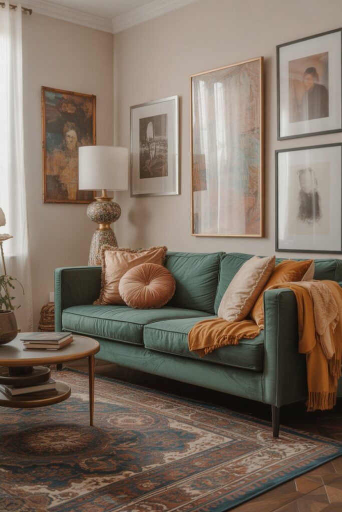 Teal Green Bohemian Luxury