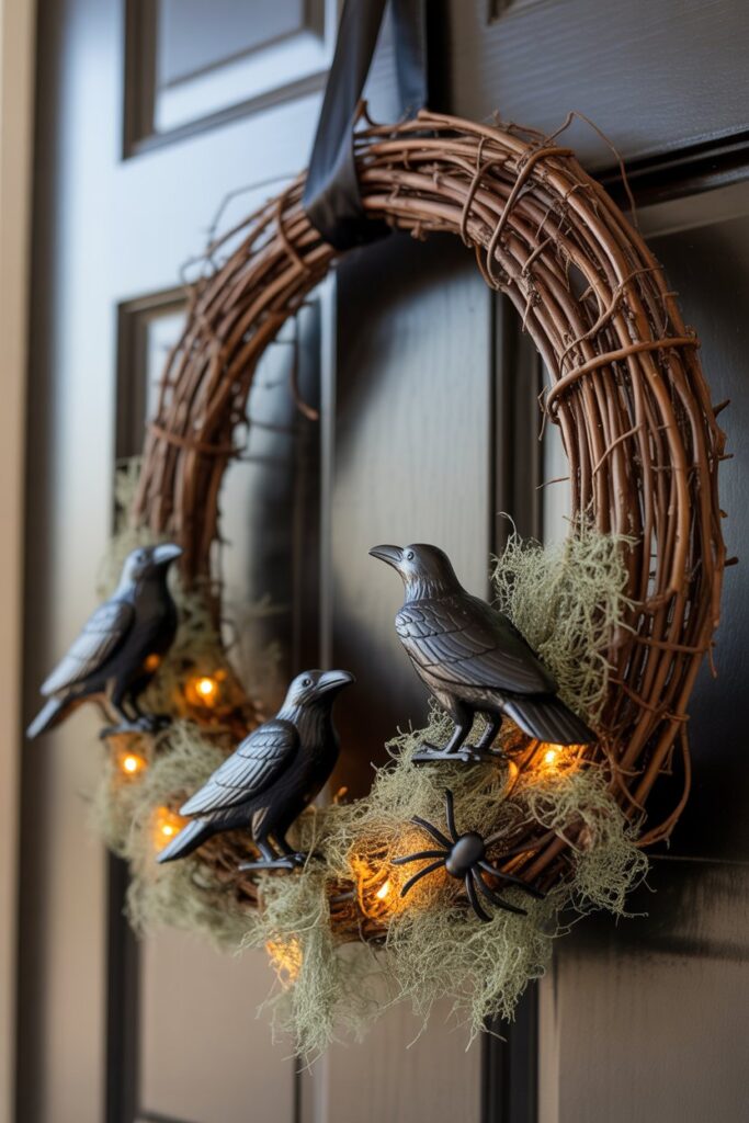 The Classic Creepy Wreath with a Twist