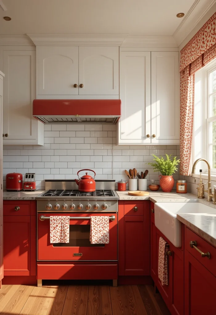 The Iconic Red and White Combo