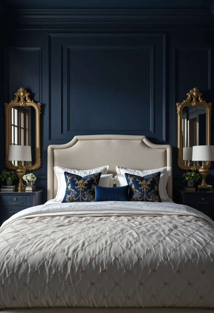 The Navy and Gold Maximalist Dream