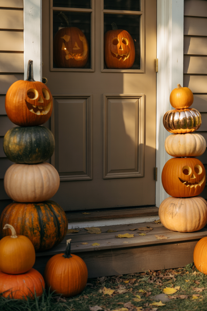The Pumpkin Door Display