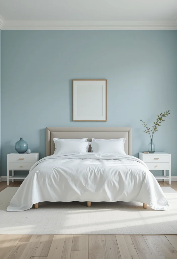The Soft Blue Minimalist Retreat