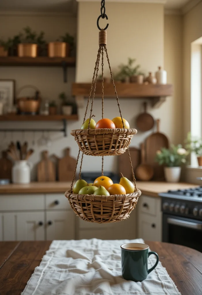 Tiered Hanging Fruit Baskets