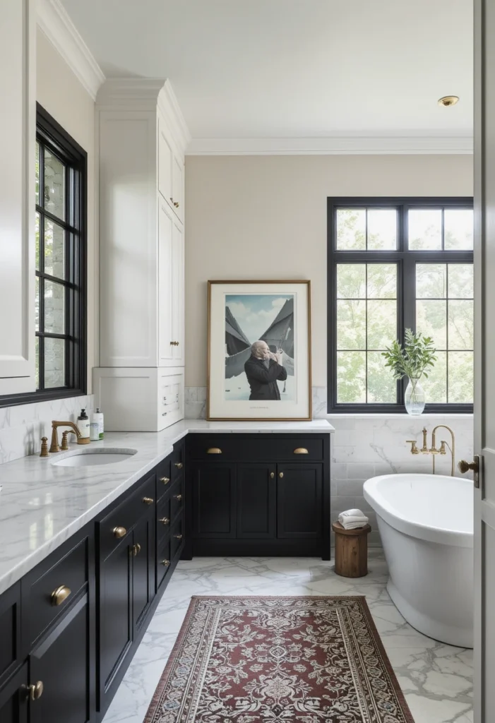 Two-Tone Cabinet Drama