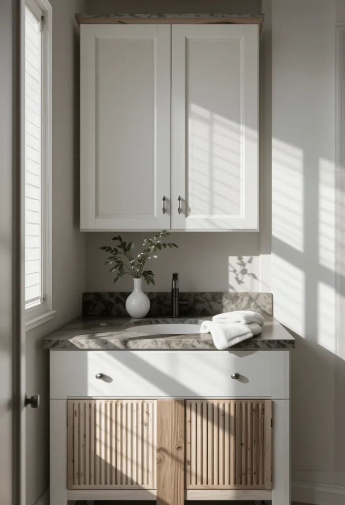 Two-Tone and Textured Vanities