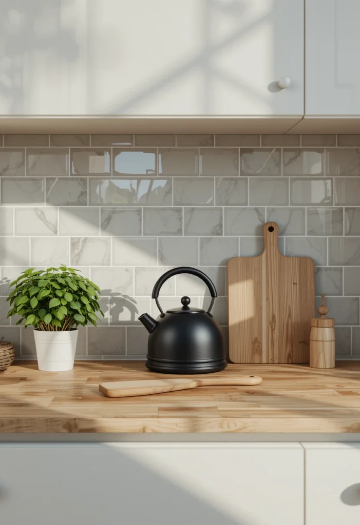 Use Contact Paper for Instant Backsplash Updates