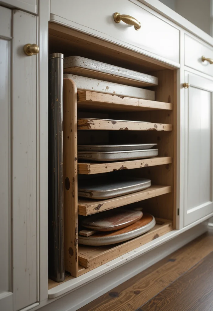 Vertical Dividers for Sheet Pans and Cutting Boards