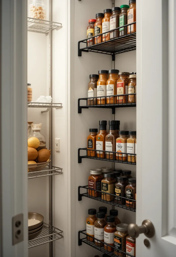 Vertical Door Storage Solutions
