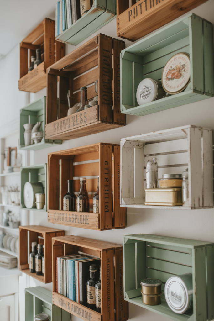 Vintage Crate Displays