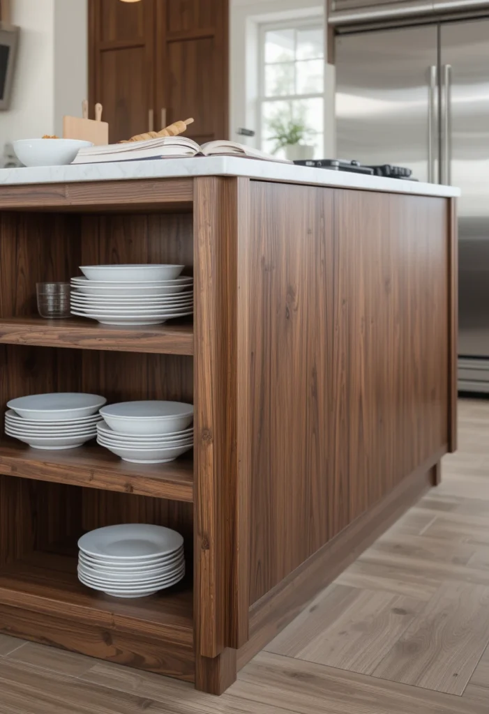 Warm Walnut Wood Elements